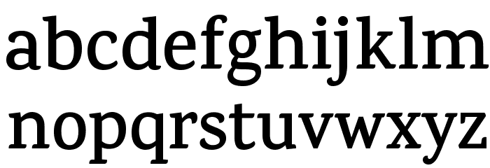 Karma SemiBold Font LOWERCASE