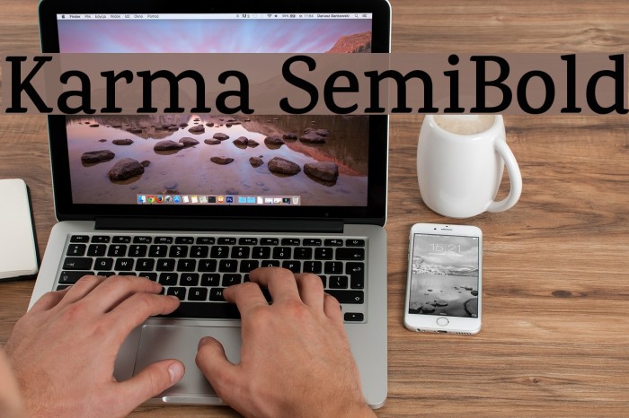 Karma SemiBold Example 2