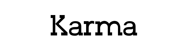 Karma Font