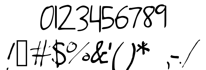 KarmaCycle Font OTHER CHARS