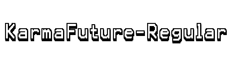 KarmaFuture-Regular  Free Fonts Download