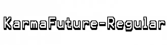 KarmaFuture-Regular  नि: शुल्क फ़ॉन्ट्स डाउनलोड