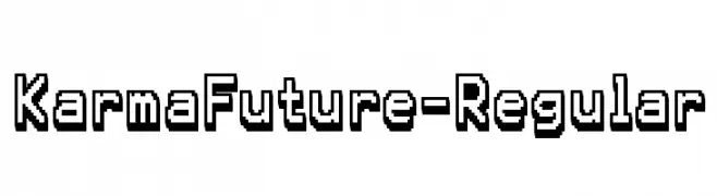 KarmaFuture-Regular  Frei Schriftart Herunterladen