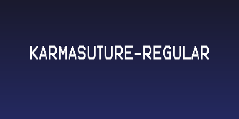 KarmaSuture-Regular Social Header