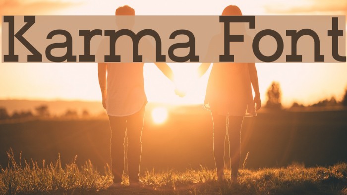 Karma Font examples