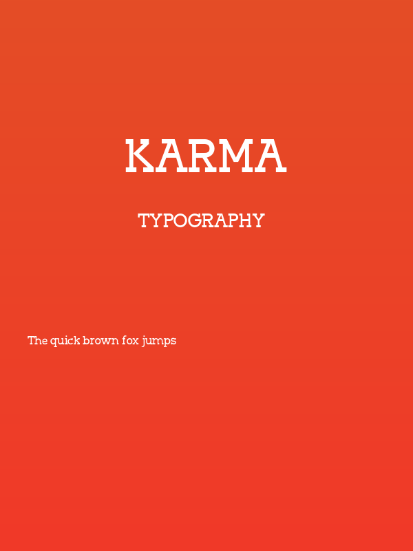 Karma Poster