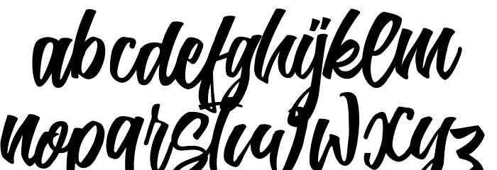 Karmacoma Personal Use Font LOWERCASE