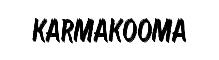 Karmakooma  Frei Schriftart Herunterladen