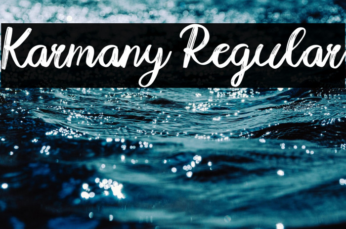 Karmany Regular Example 1