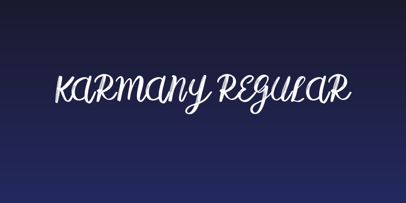 Karmany Regular Social Header