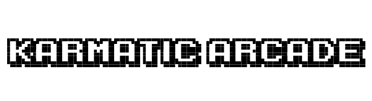 Karmatic Arcade  フリーフォントのダウンロード