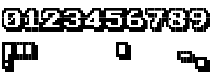 Karmatic Arcade Font OTHER CHARS
