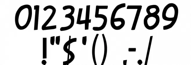 Karmatic Revolution Font OTHER CHARS