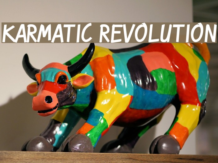 Karmatic Revolution Font examples