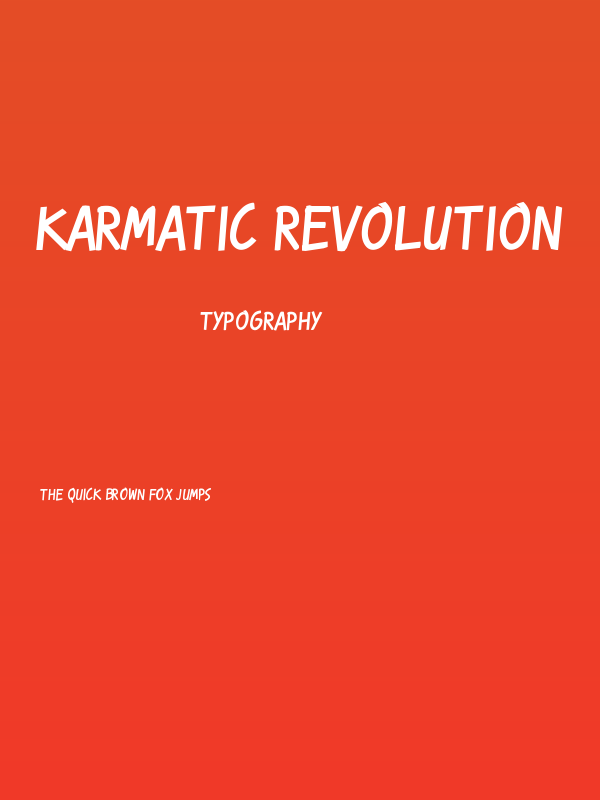 Karmatic Revolution Poster