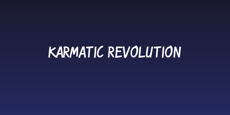 Karmatic Revolution Social Header