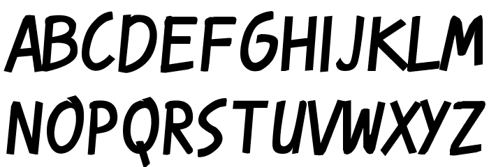 Karmatic Revolution Font LOWERCASE