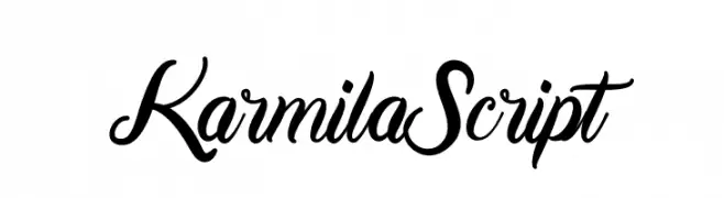 Karmila Script  les polices de caractères gratuit tlcharger