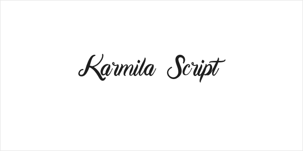 Karmila Script Logo