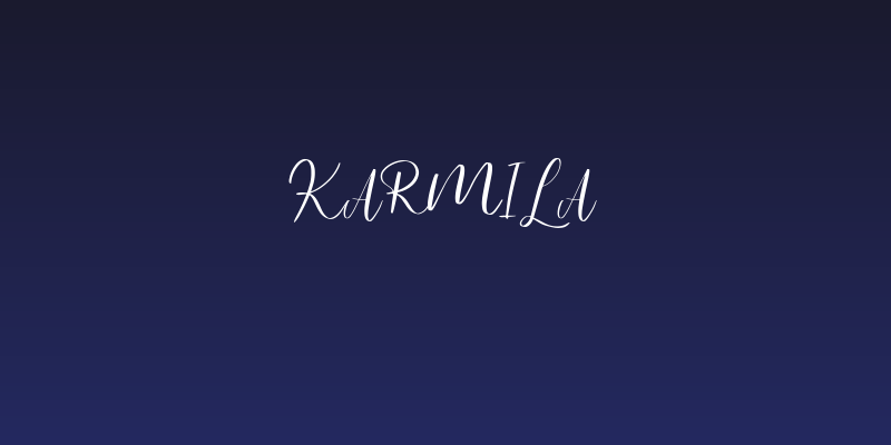 Karmila Social Header