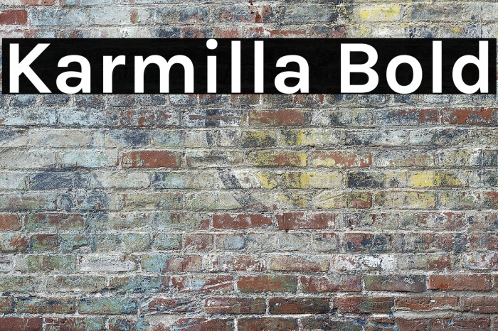 Karmilla Bold Example 2