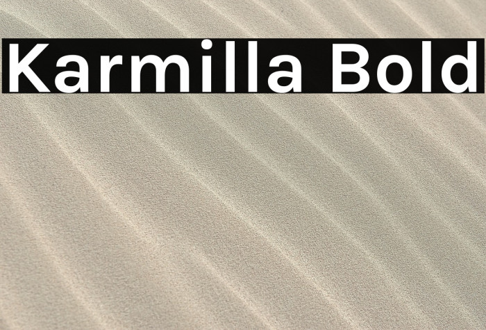 Karmilla Bold Example 3
