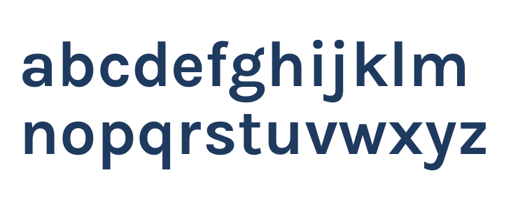 Karmilla Bold Lowercase