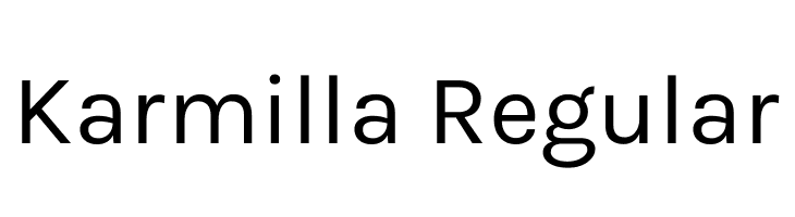 Karmilla Regular  Free Fonts Download