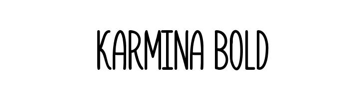 Karmina Bold  Free Fonts Download