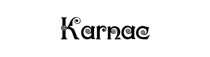 Karnac Font