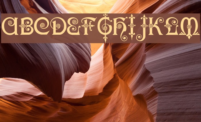 Karnac Font examples