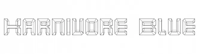 Karnivore Blue  font caratteri gratis