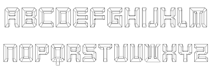 Karnivore Blue Font LOWERCASE