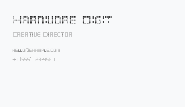 Karnivore Digit Business Card