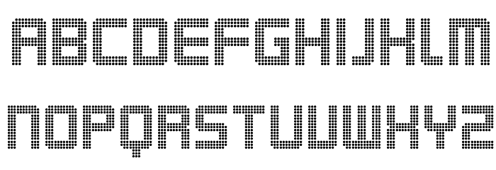 Karnivore Digit Font LOWERCASE