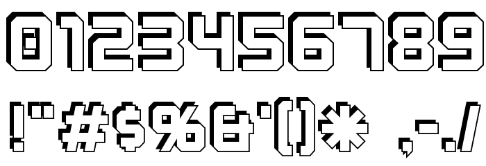 4 font