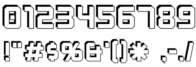 Karnivore Four フォント その他の文字
