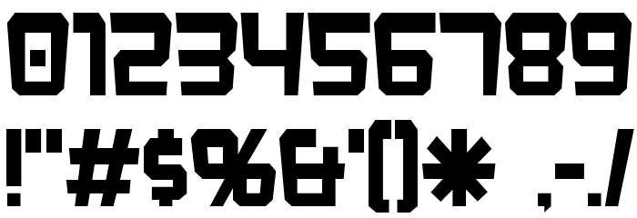 Karnivore Kluster Font OTHER CHARS