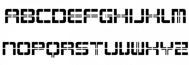 Karnivore Krate Schriftart Groß