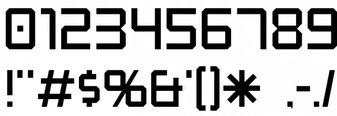 Karnivore Lite Font OTHER CHARS