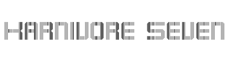 Karnivore Seven Font
