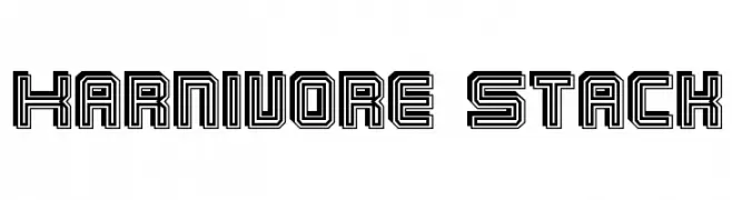 Karnivore Stack  Frei Schriftart Herunterladen