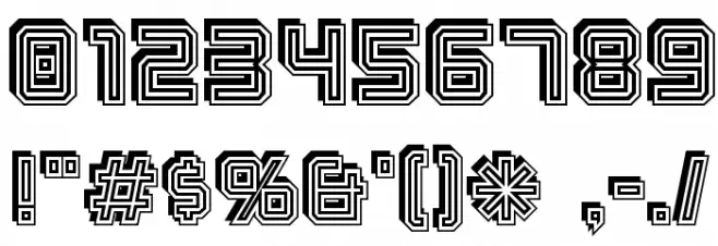 Karnivore Stack Font OTHER CHARS