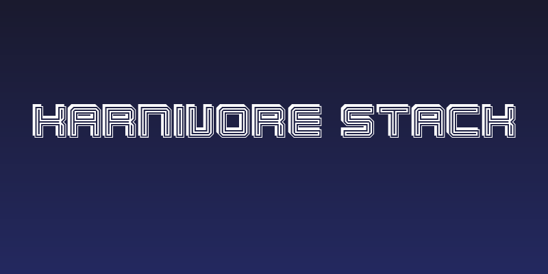 Karnivore Stack Social Header