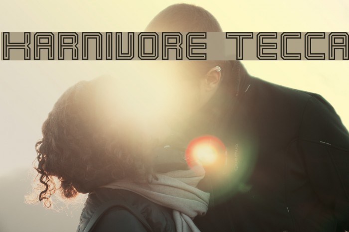 Karnivore Tecca Font examples
