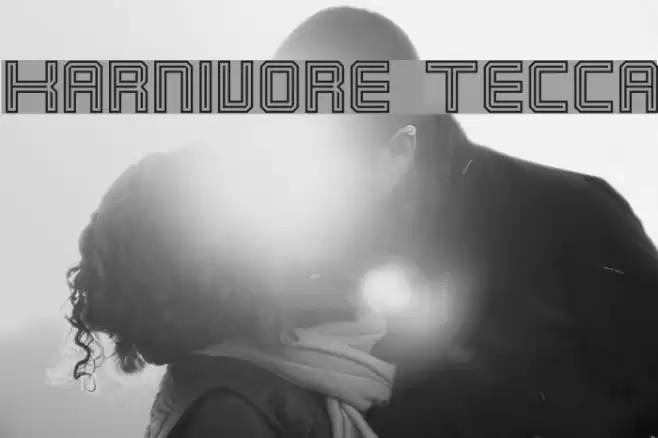 Karnivore Tecca Schriftart examples