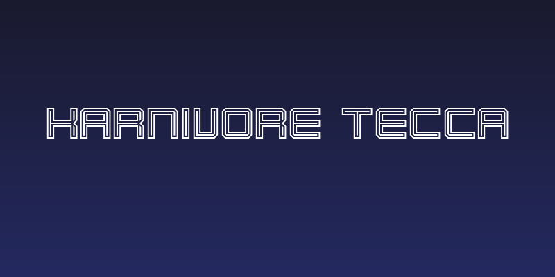 Karnivore Tecca Social Header