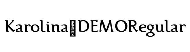 Karolina-DEMO Regular  Fuentes Gratis Descargar