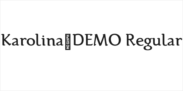 Karolina-DEMO Regular Logo
