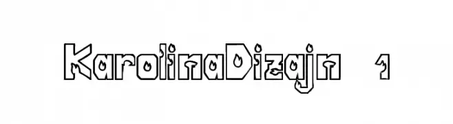 KarolinaDizajn 1  Descarca Fonturi Gratis